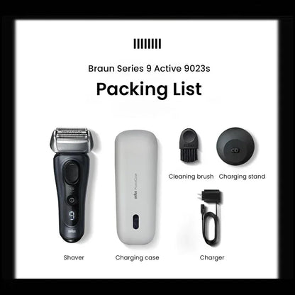 Braun Electric Shaver S9 Reciprocating Razor Rechargeable Men's Shaving Machine Wet Dry Double Use Floating Head Hair Cutting Ma