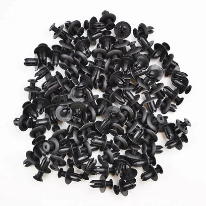 20-100pcs Plastic Rivets Fasteners Screw 8mm Car Bumper Fender Trim Panel Retainer Fasteners Clips Car Accessories