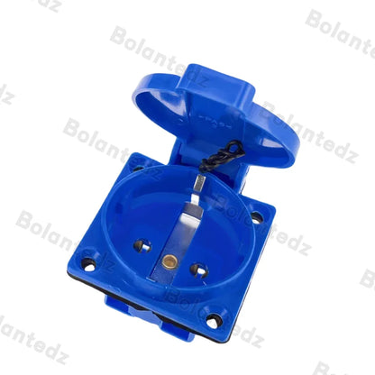 Universal Brazil Swiss AU US UK EU Outdoor Waterproof Industry Socket Germany France Connector AC Electric Power Schuko Outlet