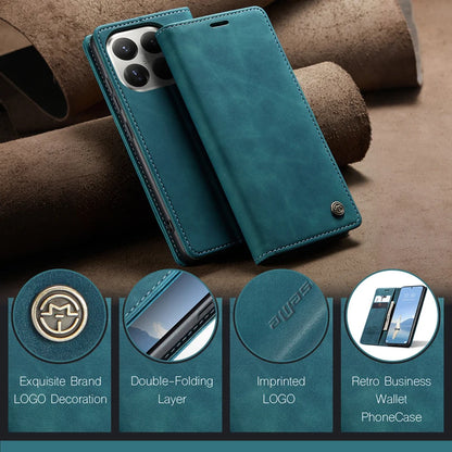 For Xiaomi 15T Pro 15T CaseMe Magnetic Retro Leather Flip Wallet Stand Cover With Card Slot for Xiaomi Mi 15 T Pro