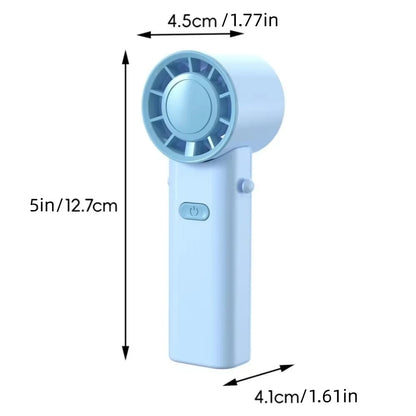 Mini Portable Neck Fan Foldable USB Rechargeable Handheld Fan Hands-Free Cooling for Travel Outdoor Summer
