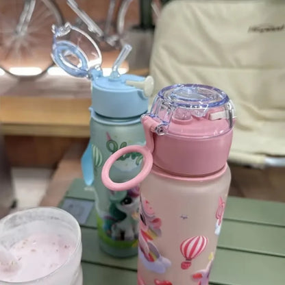 23.67oz Cute & Durable Space Cup BPA-Free High Temperature Resistant Portable Water Bottle for Outdoor Activities Perfect Gift