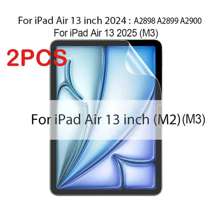 2PCS Matte Like Paper Film Screen Protector for IPad A16 11th Pro 13 12.9 11 2025 M5 M4 Air 4 5 3 10th 9th 8th 7 Mini 6 7 Screen