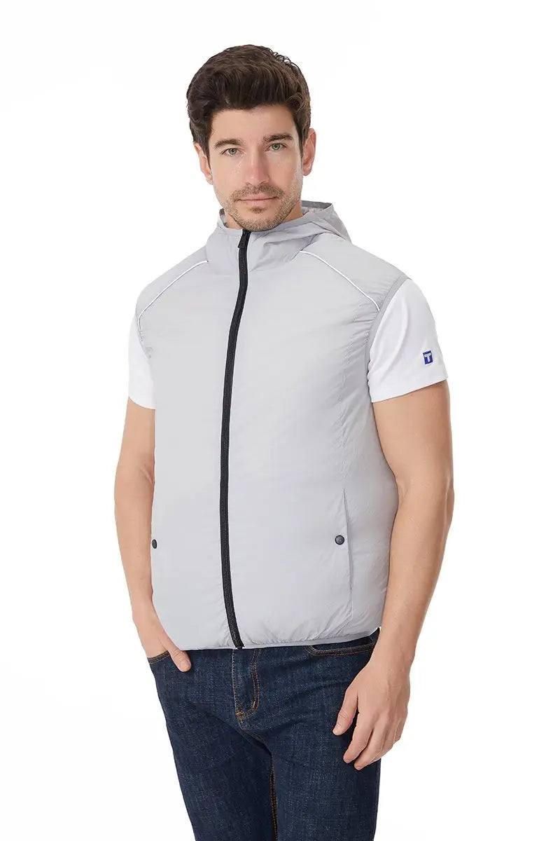 Summer Cooling Vest For Couples Breathable Fan Air Conditioner Jacket Sleeveless Heat Resistant Outdoor Workwear