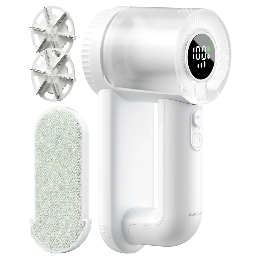 Rechargeable Fabric Shaver Electric Lint Remover with Digital Display Sweater Shaver Lint Shaver for Clothing Blanket