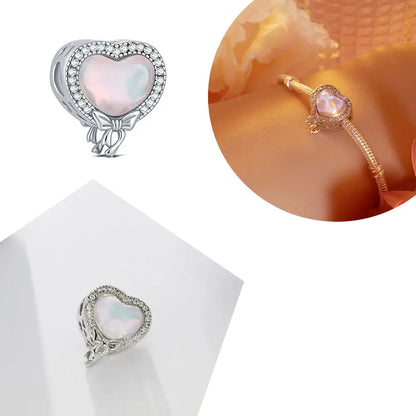 Elegant Mother's Day gifts For mom Ballet Pendant Fit Original Bracelet Diy Jewelry Fine Perfect Heart Rainbow Charm Daily Wear