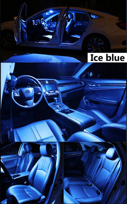ZITWO LED Interior Foot Dome Map Light Bulb Kit For VW Volkswagen Polo 6R 6C 9N 6N AW1 1994- 2020 2021 2022 2023 Car Accessories