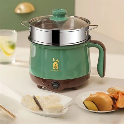 Multi Cookers Electric Rice Cooker Non-stick Pan Heating Pan Electric Cooking Pot Machine Double Layer Steamed Eggs Pan Soup Pot