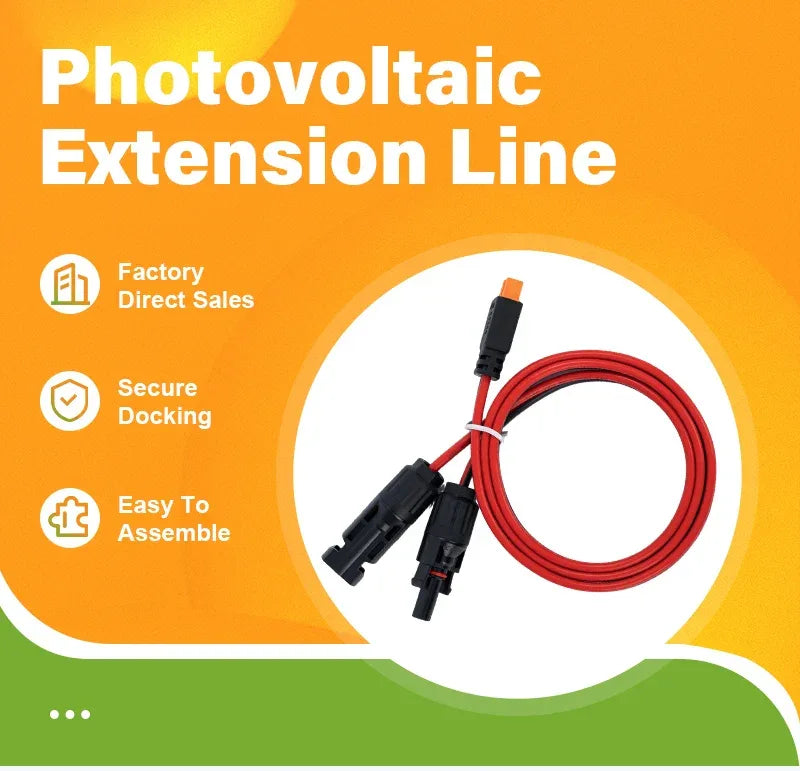 XT60 Solar Cable 12AWG PV Extension Wire with XT60 Connector for Solar Panel Power System Drone ﻿