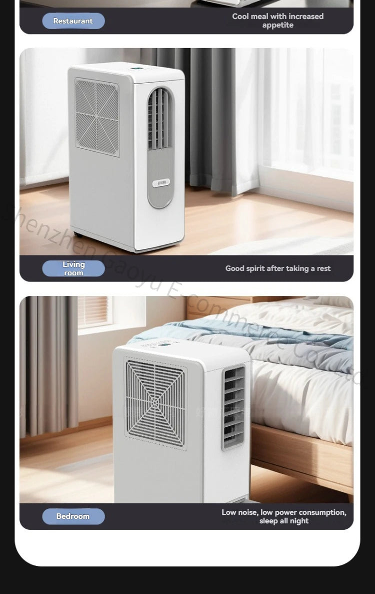 New Ductless Portable Air Conditioner for Kitchen & Room Cooling, No Installation Needed, Fast Cooling Mobile AC Unit