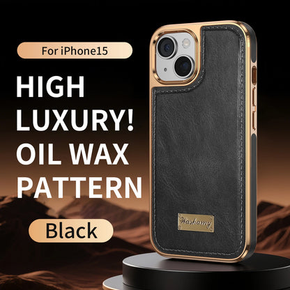 Business Retro Leather Back Case For iPhone 17 Pro Max / 17 Air For Magsafe Magnetic Magnets Shell