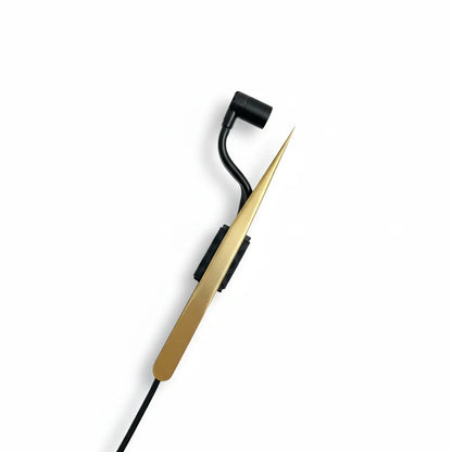 Heatless UV LED Tweezers Lash Lamp 2W Handheld UV Lash System Quick Drying Lamp for Eyelash Extension