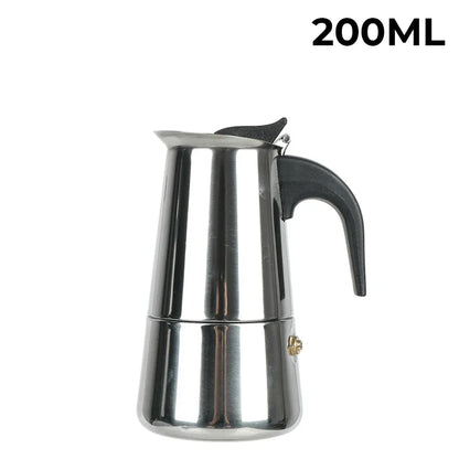 New 50ml-600ml Moka Pot Aluminum Household Electric Burner Stove Top Espresso Percolator Coffee Maker Coffee Extraction Pot
