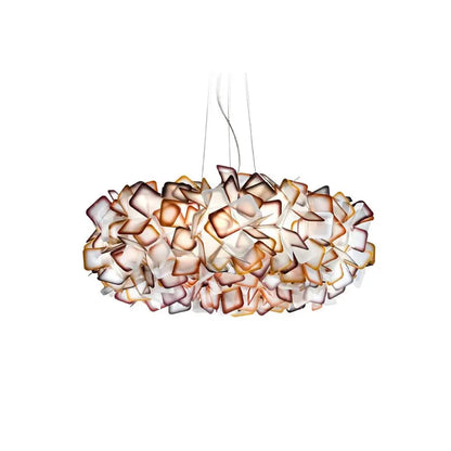 Modern Hanging Ceiling Lamp Chandelier for Living Room Lustre Petal Pendant Chandelier Bedroom Restaurant Black Indoor Lights