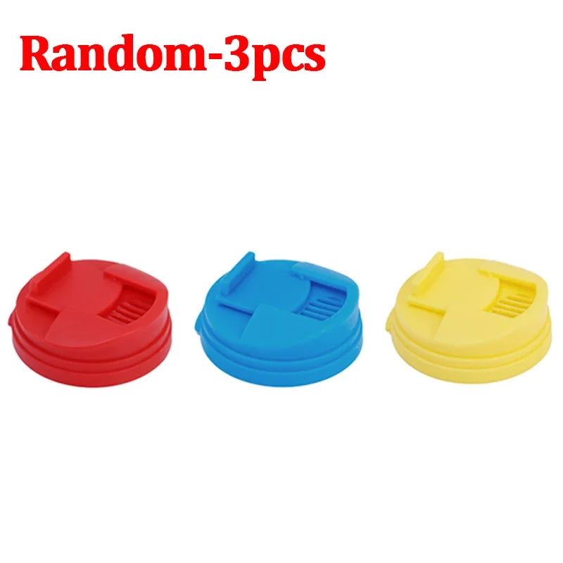 10/1Pcs Plastic Beverage Can Lids Leak-proof Drinks Protector Multi-color Air-leak Beer Sealing Cap Portable Water Bottle Covers