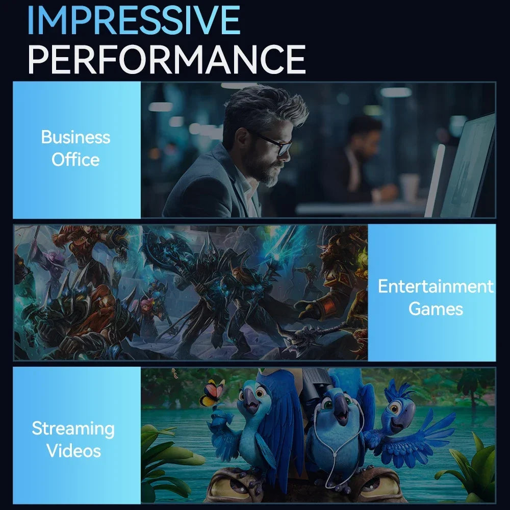 Mini Computer Windows 11 Intel Core I9 8950HK 16GB DDR4 1TB SSD PC Gamer PC Dual WIFI 6 BT5.2 4K HD Mini Gaming Pc Desktop