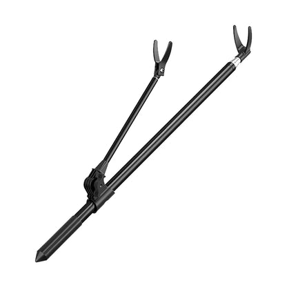 Shawto 2.1M Stainless Steel Thickened Telescopic Fishing Rod Holder 7 Section Bracket Rack Pole Stand Fishing Tools