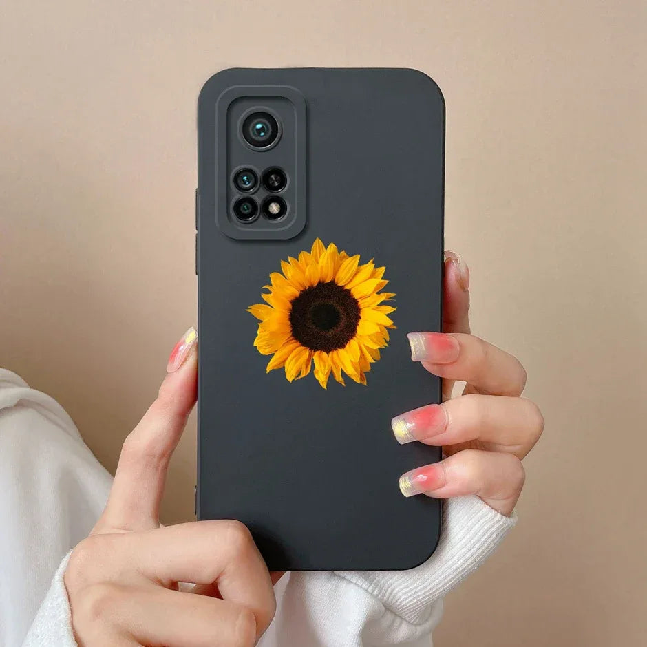For Xiaomi Mi 10T 5G Phone Case Matte Liquid Silicone Shell For Xiaomi Mi 10T Pro 5G Cute Cat Cartoons Ultrathin Fashion Fundas