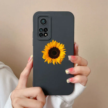 For Xiaomi Mi 10T 5G Phone Case Matte Liquid Silicone Shell For Xiaomi Mi 10T Pro 5G Cute Cat Cartoons Ultrathin Fashion Fundas