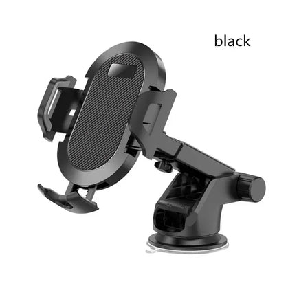 Universal Sucker Car Phone Holder 360° Rotation Windshield & Dashboard Mount Mobile Cell Support Bracket for Smartphones