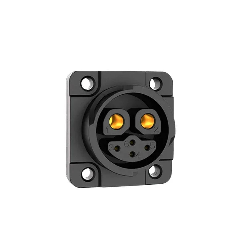M23 2+4 Rechargeable Battery Aviation Plug Electric Motorcycle Battery Charging Connector 6pin Male Female Waterproof Connector
