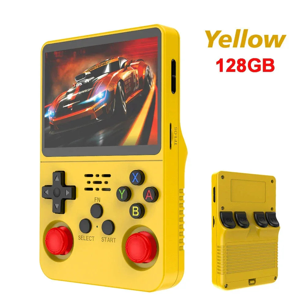 R36S Retro Handheld Video Game Console Linux System 3.5 Inch IPS Screen R35s Pro Portable Pocket Video Player Games 64G/128G