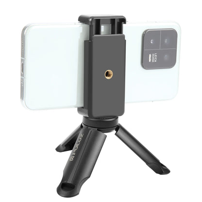 PULUZ Mini Portable Folding Plastic Stand Tripod Tripode&Universal Phone Clamp Bracket Smartphones Holder Clip for xiaomi,huawei