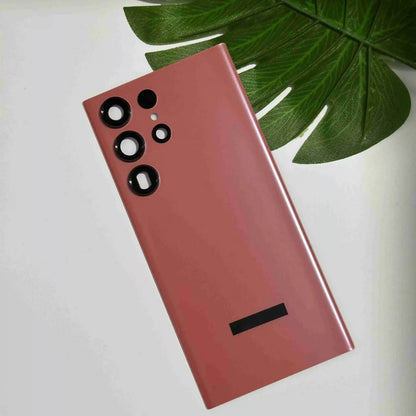 S23 Ultra For Samsung Galaxy Back Battery Cover Rear Door Housing Replacement For Samsung S23 Ultra 5G Battery Cover+Camera Lens