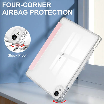 Funda For Huawei MatePad 11.5 2025 Case with Pen Holder Acrylic Clear Hard Stand Cover For Huawei MatePad 11 5 2025 Case TXZ-W09