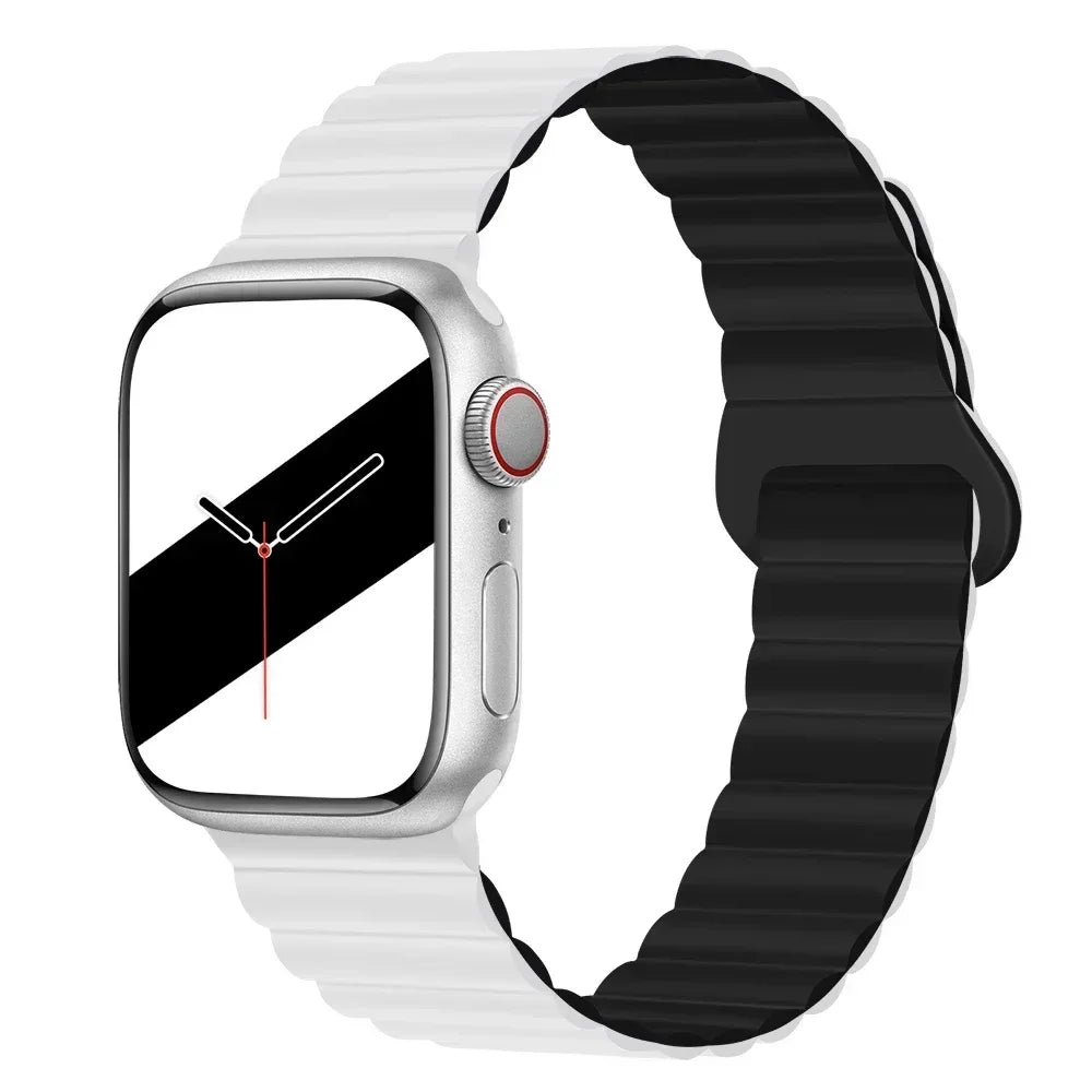 NEW Original Liquid Silicone Magnetic bands for Apple watch band Ultra 2 Series 9 SE iwatch 42mm 44mm 45mm 49mm 38mm 40mm 41mm