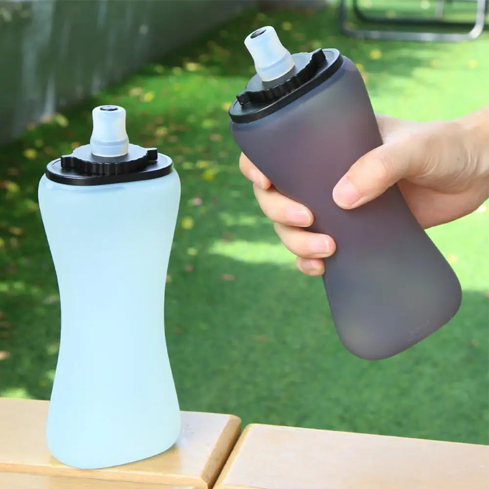 Foldable Outdoor Sports Water Bottle Outdoor Cycling Sport Food Grade Water Bottle Silicone Mountaineering Portable Water Bottle