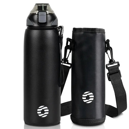 FEIJIAN 600/800/1000ml Travel Water Bottles Vacuum Sports Bottle Warm and Cold Drink Stainless Steel Vacuum Flask Portable