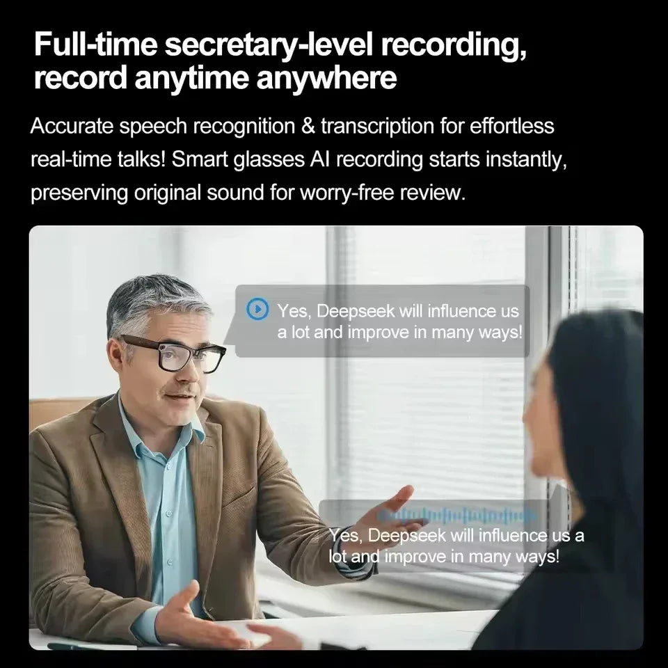 Xiaomi 8K Camera AI Glasses Smart Translation Color-Changing Waterproof Glasses Video Recording Photo Call Smart Sunglasses