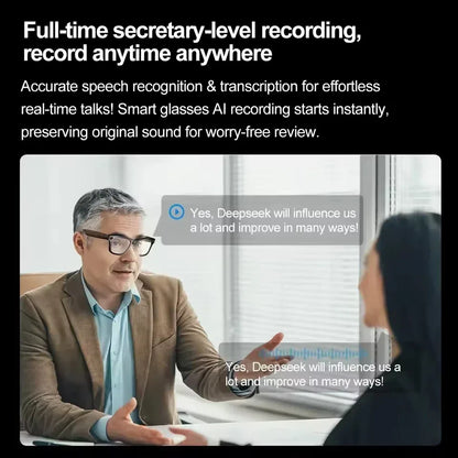 Xiaomi 8K Camera AI Glasses Smart Translation Color-Changing Waterproof Glasses Video Recording Photo Call Smart Sunglasses