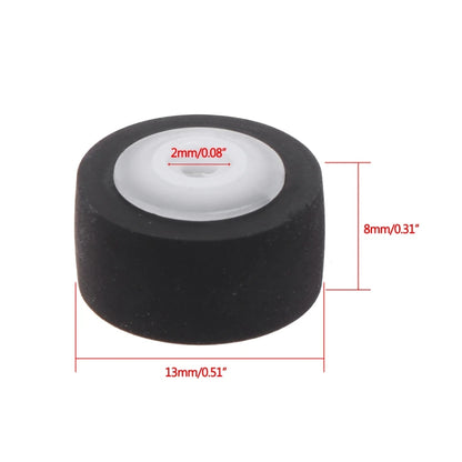 13mmx8x2 Car Press Belt Cartridge Audio Radio Tape Recorder Movement Rubber Pinch Roller Stereo Cassette Deck Wheel