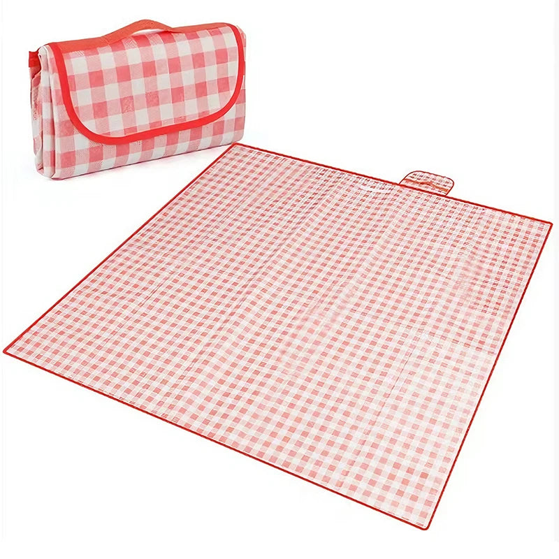 180x180cm Waterproof Picnic Mat Portable Lightweight Picnic Blanket Outdoor Travel Camping Beach Grass Mat Various Colors