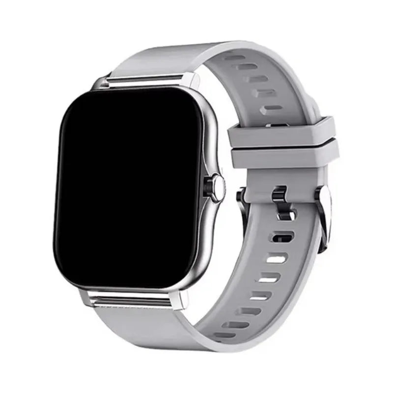 Nouvelle montre connectée compatible Android et iOS, écran couleur 1,44 pouce, appels Bluetooth, surveillance de l'oxygène sanguin et de la pression artérielle, pour femmes et hommes.