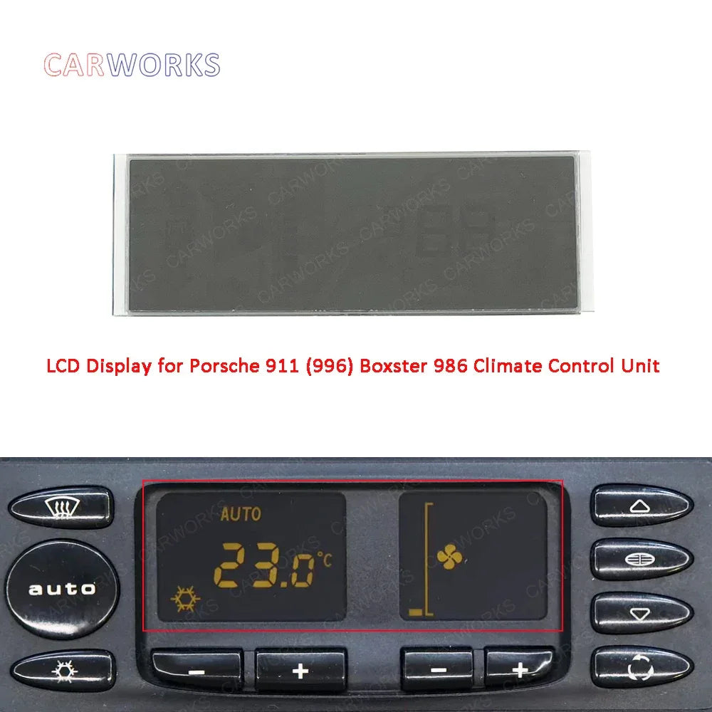 LCD SCREEN REPAIR KIT FOR PORSCHE 986 BOXSTER 996 DIGITAL HEATER CLIMATE CONTROL HVAC