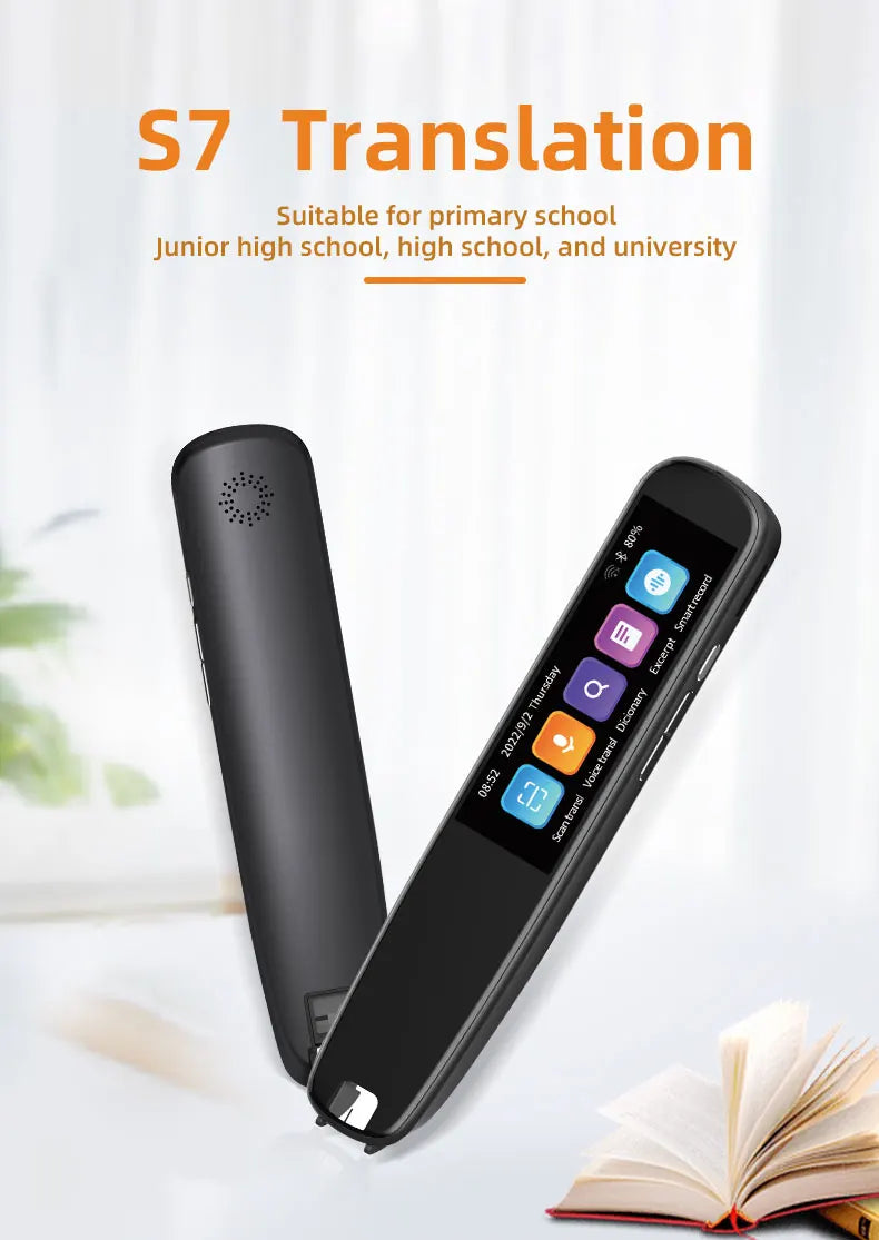 MSAI S7 S6 AI Translator Offline 60 Languages Scan Pen Scanning Voice 134 Languages Translation Dictionary Recorder for Travel