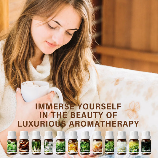12 Types Natural Plant Essential Oils Premium Grade Essential Oils for Haircare, Nail Care, Moisturizing by PDG ibma
