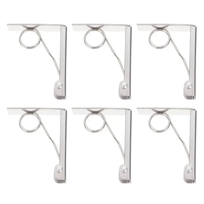 Table Clips Tablecloth Clamps Cover Picnic Outdoor Holder Skirt Cloth Holders Weights Camping Tablecloths Metal Weight For Anti