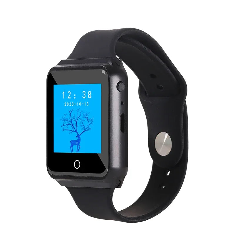 Metal Bluetooth watch MP3 music player HiFi audio quality Bluetooth 5.0 support TF card FM FM/e-book/pedometer wristband MP4