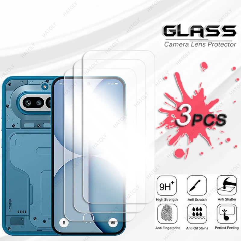 For Nothing Phone 4a Pro Glass Clear HD Protective Film For Nothing Phone 4a Temperd Film Screen Protector Camera Lens Protector by PDG ibma