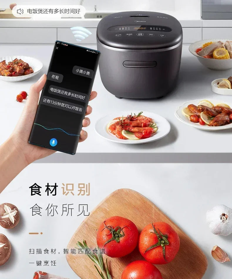 220V 1300W Rice Cooker Household 4 Liters L Smart Ih Rice Cooker Multi-function Large Fire Rice Cooker 220V
