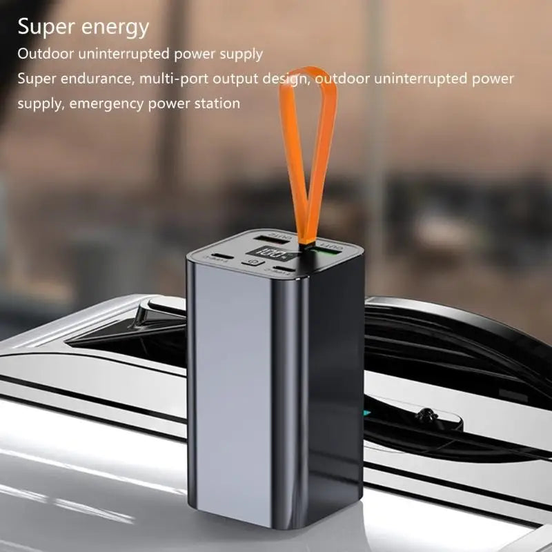652F 20000mAh PowerBank Casing with 22.5W Fast USB C Output Port & Input Port LED for Phone