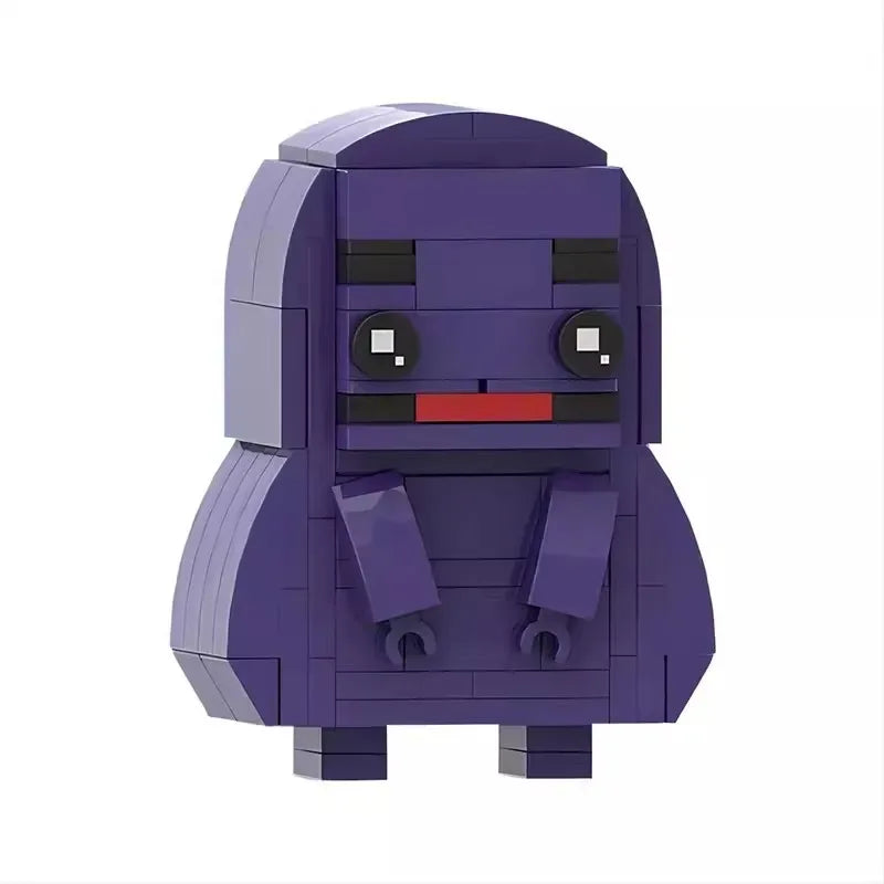 Bricklink Friends Fast Food Restaurant Anime Figures Bricks Head Ronald Milkshake Grimaced Building Blocks Toys Christmas Gift