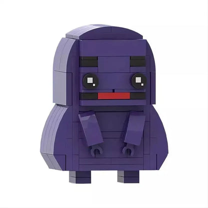 Bricklink Friends Fast Food Restaurant Anime Figures Bricks Head Ronald Milkshake Grimaced Building Blocks Toys Christmas Gift