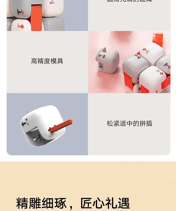 Original Xiaomi Smart Spinner Finger Cubes plus plus plus Big Bricks Toys Fidget Magic Cubes Infinity Toys Anti Stress Anxiety
