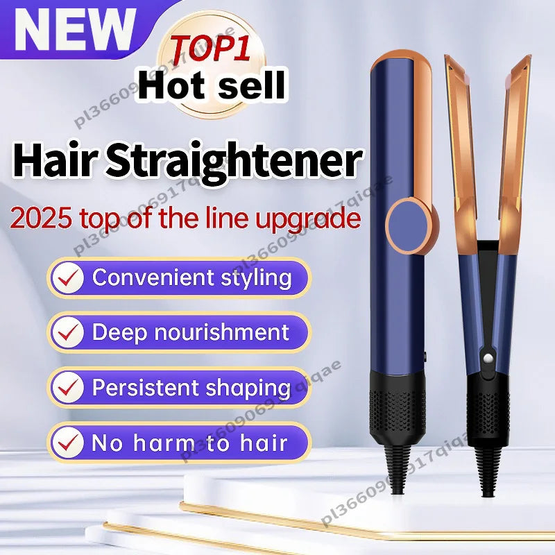 2 IN 1 Hair-care Airstrait Hair Straightener Hair Dryer Negative Ion Hair Styler Long-Lasting Styling Tool Hairdryer Machine