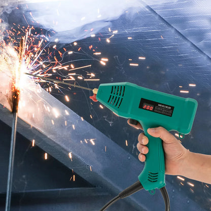 220V Portable Handheld Welder with 6.56ft Power Cord 3000W Welding Machine Set with Protective Mask